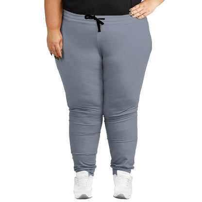 Medium-Light Neutral Blue Joggers PLUS (IB2-NE-ML) - Woman Front PLUS