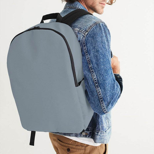 Medium-Light Neutral Blue Waterproof Backpack (B-NE-ML) - Man CloseUp