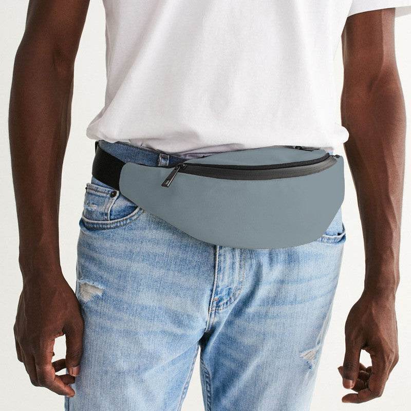 Medium-Light Neutral Cyan Belt Bag (BC2-NE-ML) - Man Front CloseUp