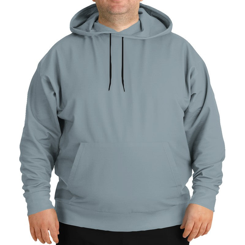 Medium-Light Neutral Cyan Hoodie PLUS (BC2-NE-ML) - Man Front PLUS