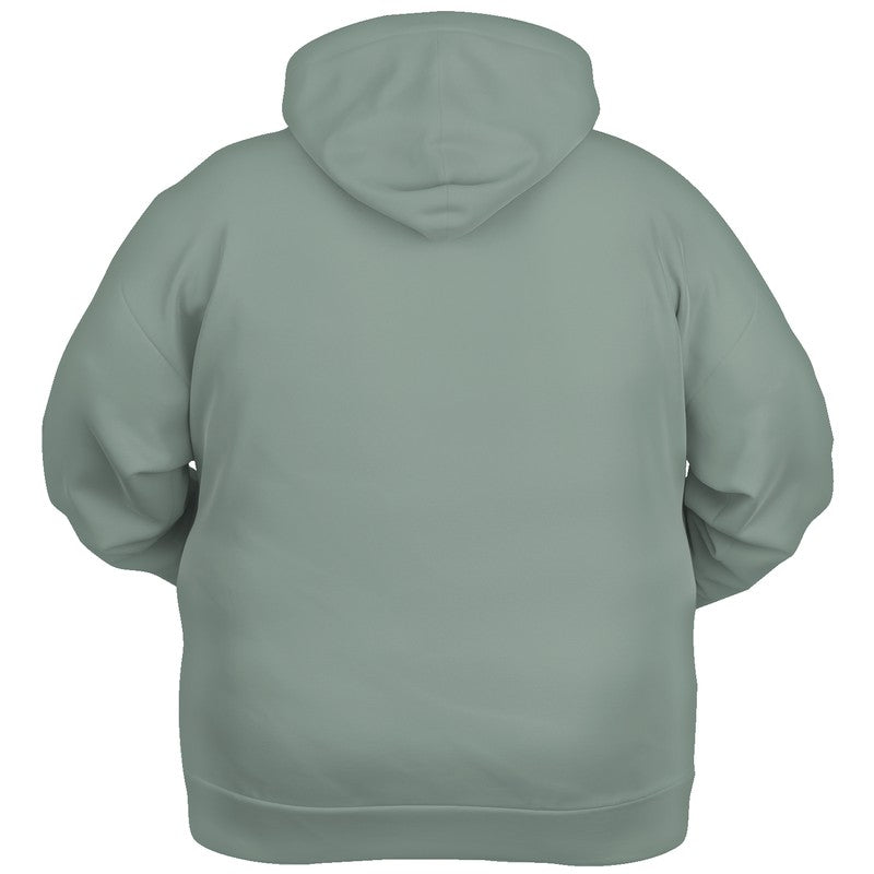 Medium-Light Neutral Green Hoodie PLUS (BGG2-NE-ML) - Ghost Back PLUS