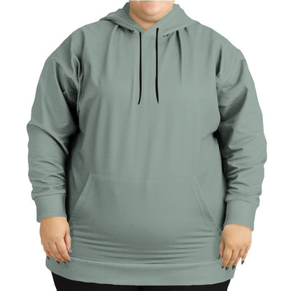 Medium-Light Neutral Green Hoodie PLUS (BGG2-NE-ML) - Woman Front PLUS