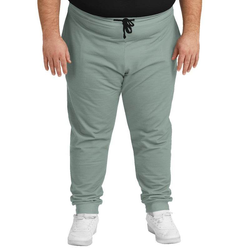 Medium-Light Neutral Green Joggers PLUS (BGG2-NE-ML) - Man Front PLUS