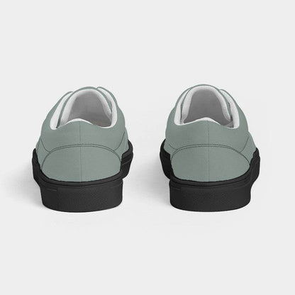 Medium-Light Neutral Green Women's Canvas Sneakers (BGG2-NE-ML) - Back