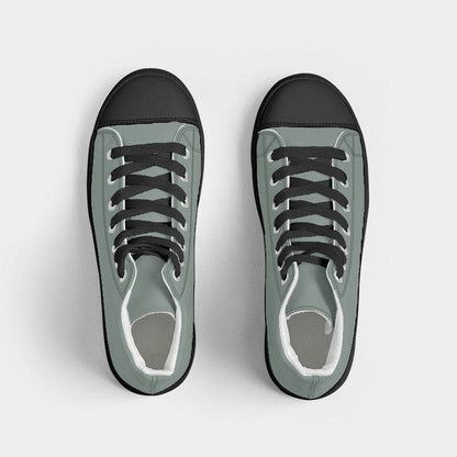 Medium-Light Neutral Green Women's High-Top Canvas Sneakers (BGG2-NE-ML) - Top