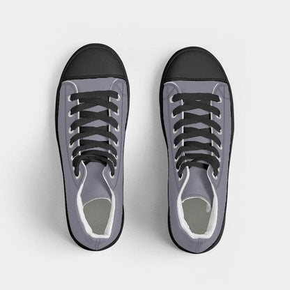 Medium-Light Neutral Indigo Women's High-Top Canvas Sneakers (PUI2-NE-ML) - Top