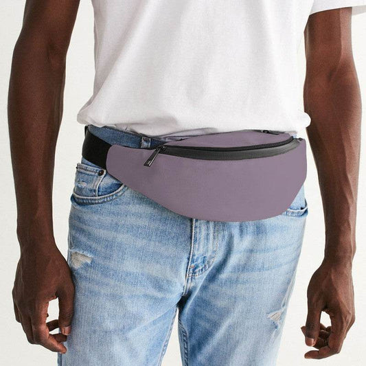 Medium-Light Neutral Magenta Belt Bag (M-NE-ML) - Man Front CloseUp