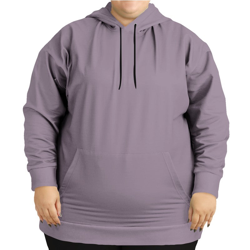 Medium-Light Neutral Magenta Hoodie PLUS (M-NE-ML) - Woman Front PLUS
