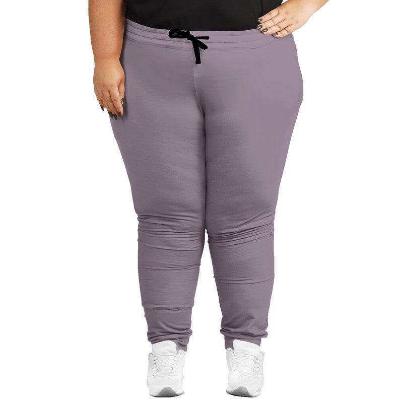 Medium-Light Neutral Magenta Joggers PLUS (M-NE-ML) - Woman Front PLUS