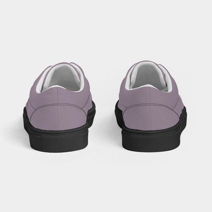 Medium-Light Neutral Magenta Men's Canvas Sneakers (M-NE-ML) - Back