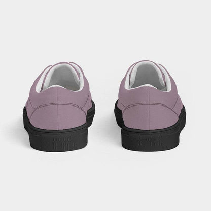 Medium-Light Neutral Magenta Women's Canvas Sneakers (PIM2-NE-ML) - Back