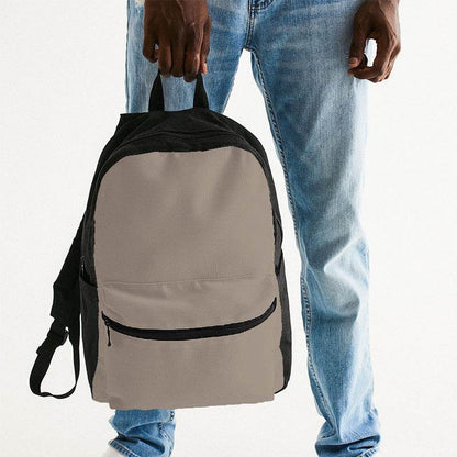 Medium-Light Neutral Orange Canvas Backpack (O-NE-ML) - Man Holding