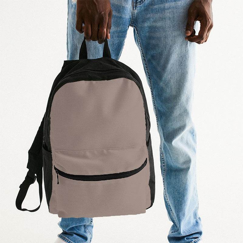 Medium-Light Neutral Orange Canvas Backpack (OR2-NE-ML) - Man Holding