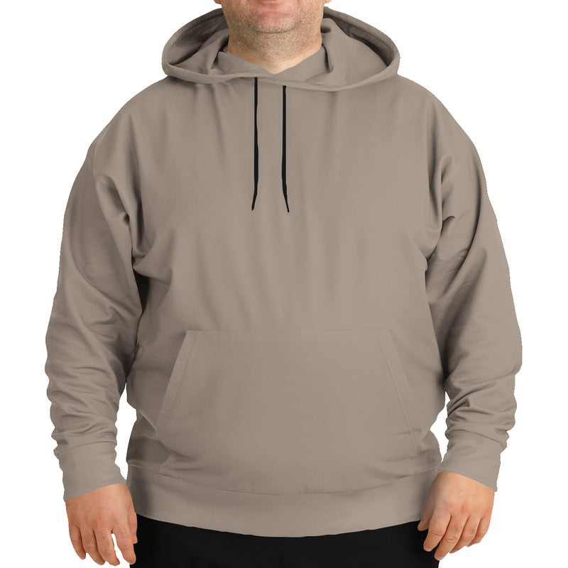 Medium-Light Neutral Orange Hoodie PLUS (O-NE-ML) - Man Front PLUS