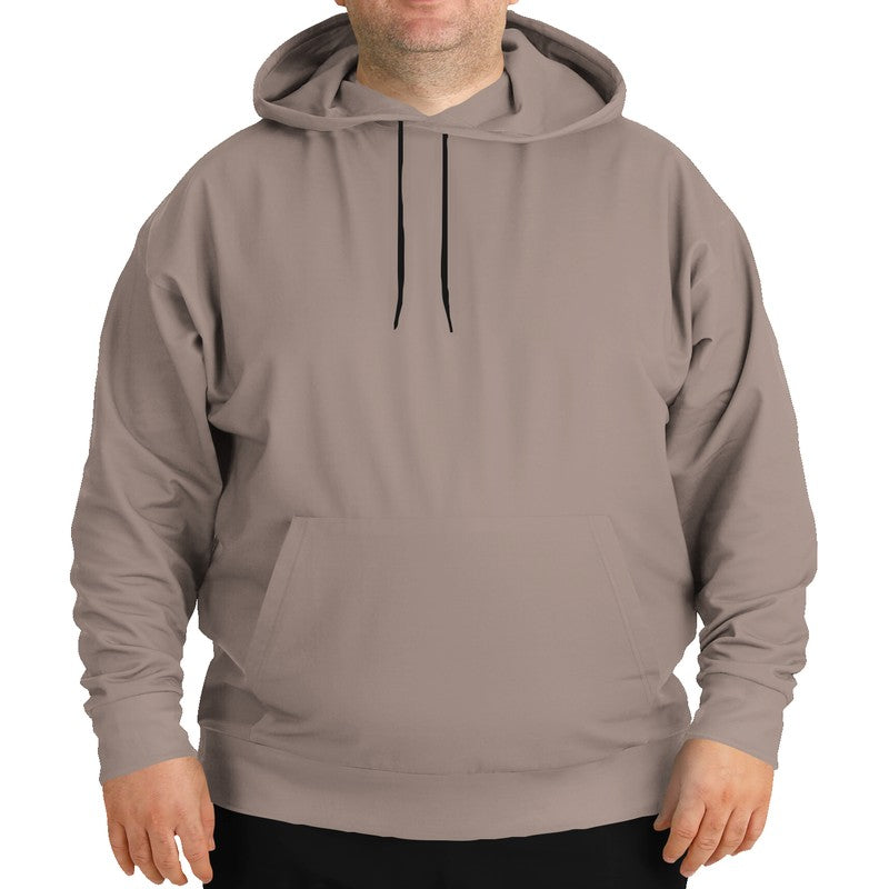 Medium-Light Neutral Orange Hoodie PLUS (OR2-NE-ML) - Man Front PLUS