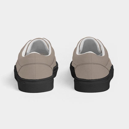 Medium-Light Neutral Orange Men's Canvas Sneakers (O-NE-ML) - Back