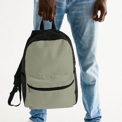 Medium-Light Neutral Yellow Canvas Backpack (LY2-NE-ML) - Man Holding
