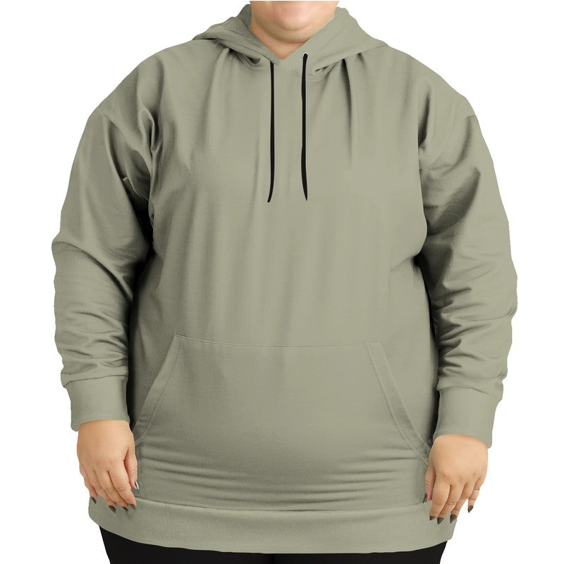 Medium-Light Neutral Yellow Hoodie PLUS (LY2-NE-ML) - Woman Front PLUS