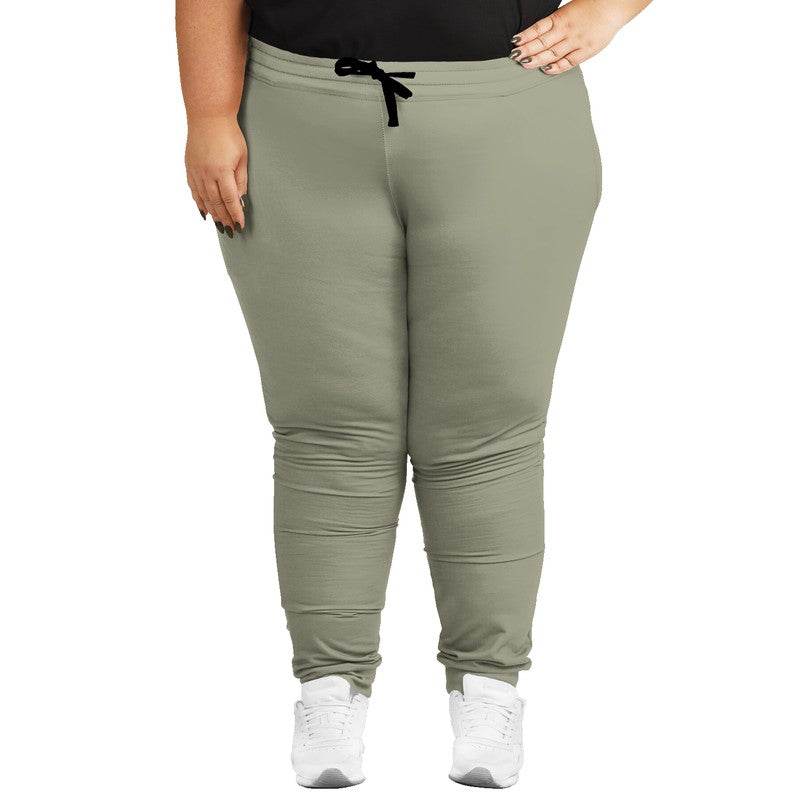 Medium-Light Neutral Yellow Joggers PLUS (LY2-NE-ML) - Woman Front PLUS
