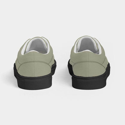 Medium-Light Neutral Yellow Men's Canvas Sneakers (LY2-NE-ML) - Back