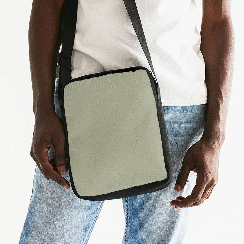 Medium-Light Neutral Yellow Messenger Pouch (LY2-NE-ML) - Man Front CloseUp