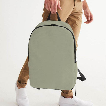 Medium-Light Neutral Yellow Waterproof Backpack (LY2-NE-ML) - Man Holding CloseUp