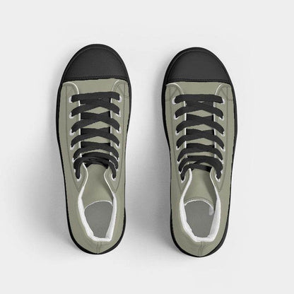 Medium-Light Neutral Yellow Women's High-Top Canvas Sneakers (LY2-NE-ML) - Top