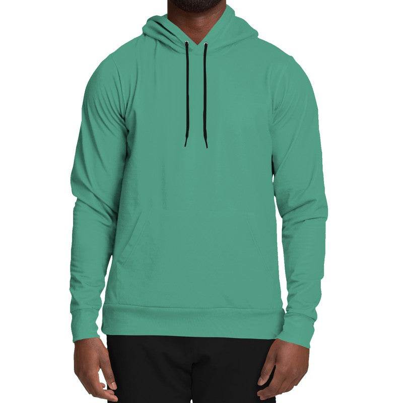 Medium Blue-Green Hoodie (BGG1-ME-ME) - Man Front