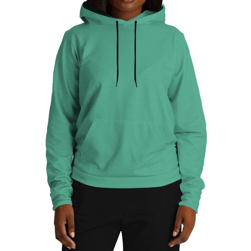 Medium Blue-Green Hoodie (BGG1-ME-ME) - Woman Front