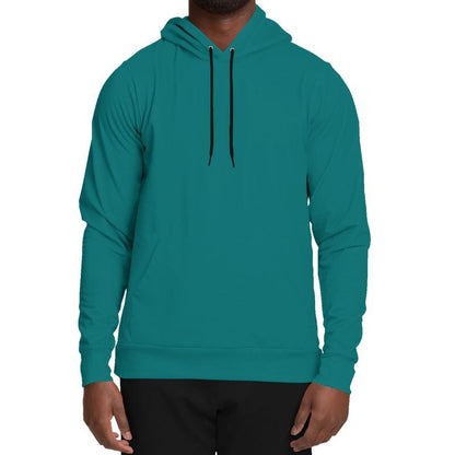 Medium Blue-Green Hoodie (C100M0Y38K45) - Man Front