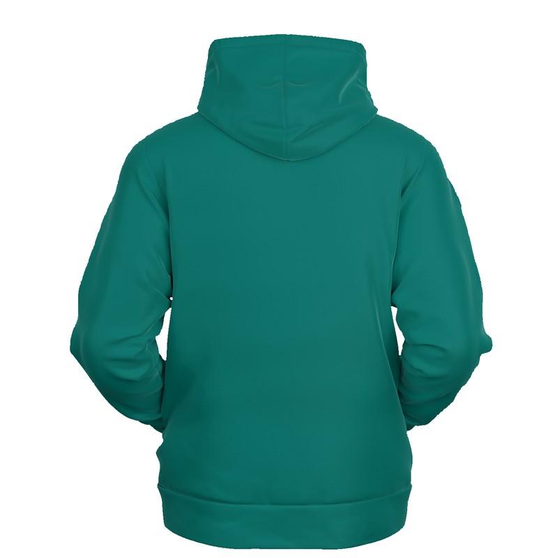 Medium Blue-Green Hoodie (C100M0Y50K45) - Ghost Back