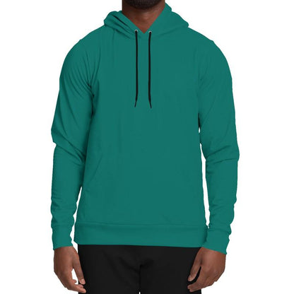 Medium Blue-Green Hoodie (C100M0Y50K45) - Man Front