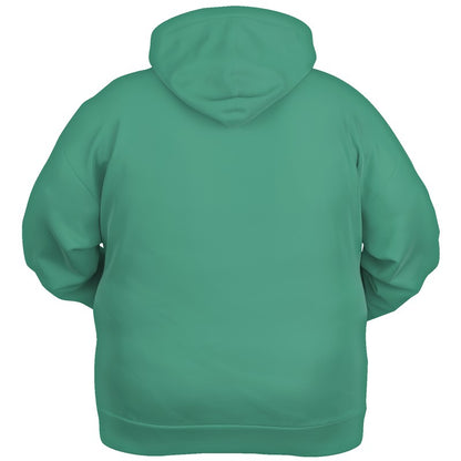 Medium Blue-Green Hoodie PLUS (BGG1-ME-ME) - Ghost Back PLUS