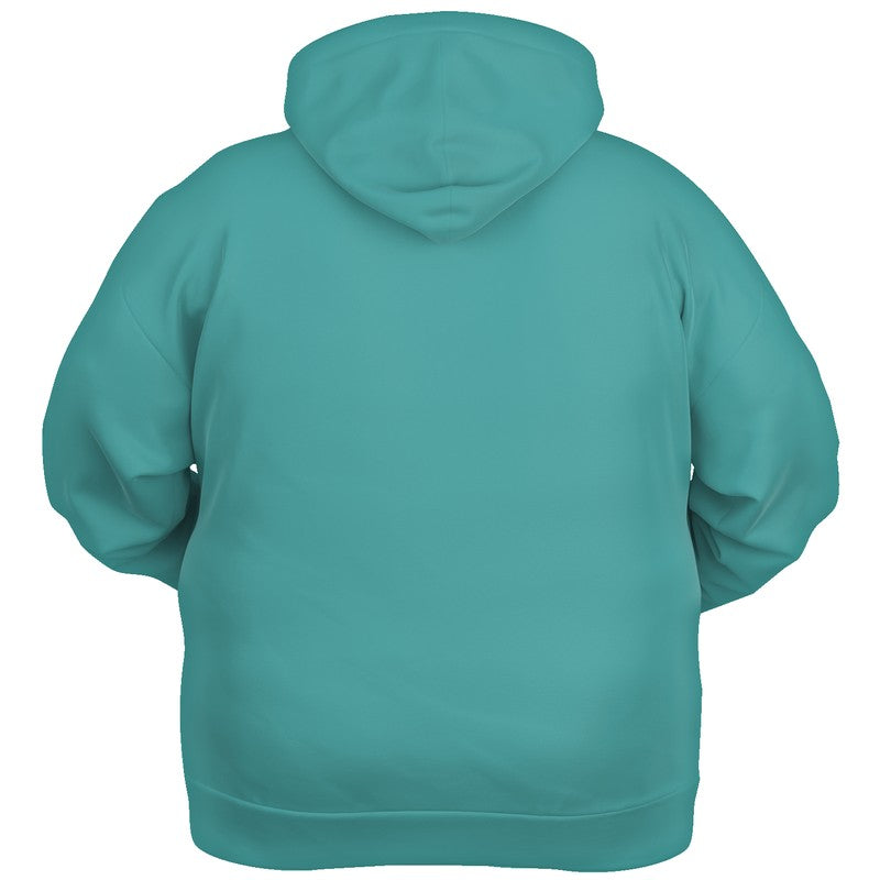 Medium Blue-Green Hoodie PLUS (CBG2-ME-ME) - Ghost Back PLUS