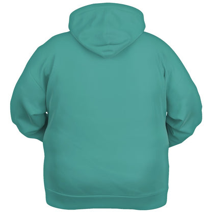 Medium Blue-Green Hoodie PLUS (CBG3-ME-ME) - Ghost Back PLUS