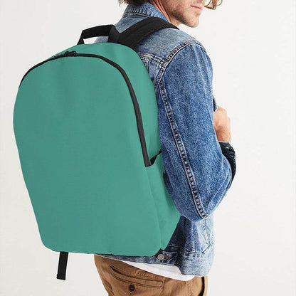 Medium Blue-Green Waterproof Backpack (BG-ME-ME) - Man CloseUp