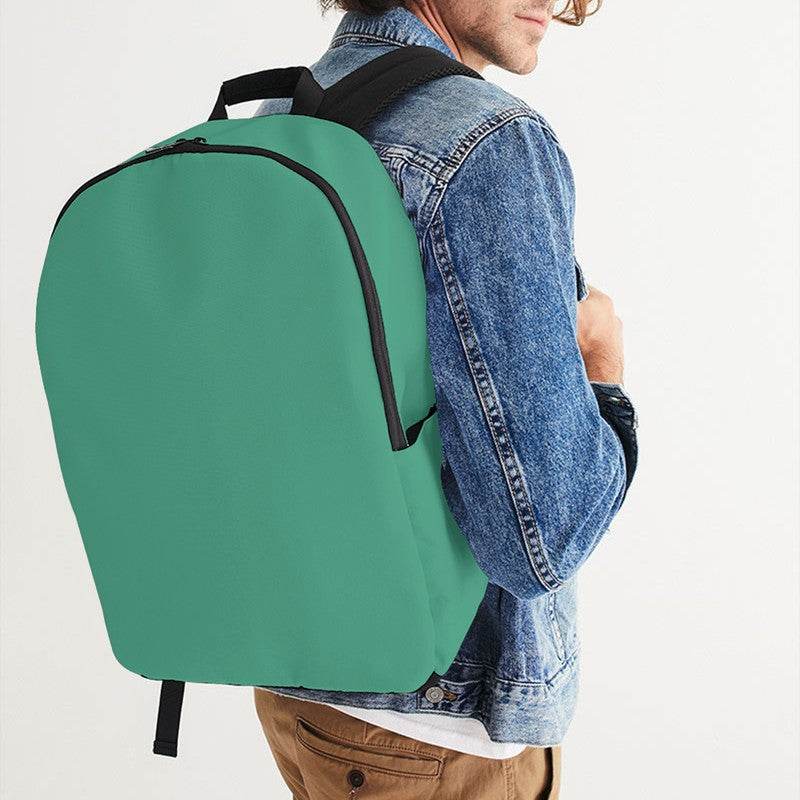 Medium Blue-Green Waterproof Backpack (BGG1-ME-ME) - Man CloseUp