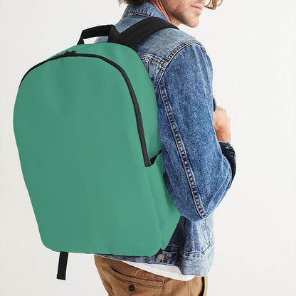 Medium Blue-Green Waterproof Backpack (BGG1-ME-ME) - Man CloseUp