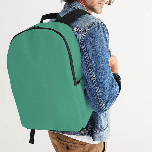 Medium Blue-Green Waterproof Backpack (BGG1-ME-ME) - Man CloseUp
