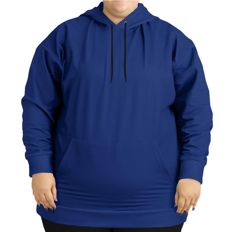 Medium Blue Hoodie (C100M88Y0K45) - Woman Front PLUS