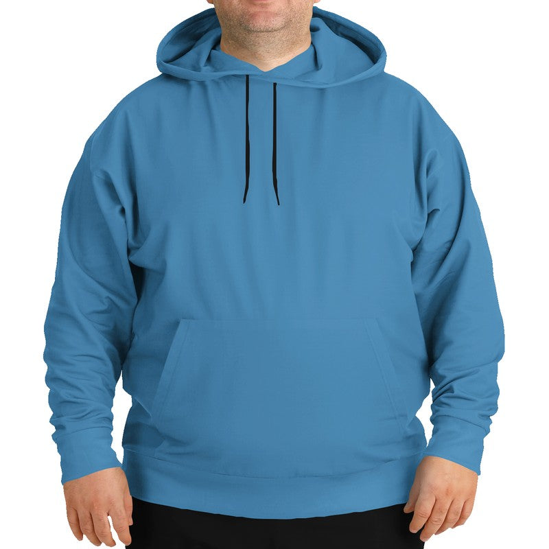 Medium Blue Hoodie PLUS (B-ME-ME) - Man Front PLUS