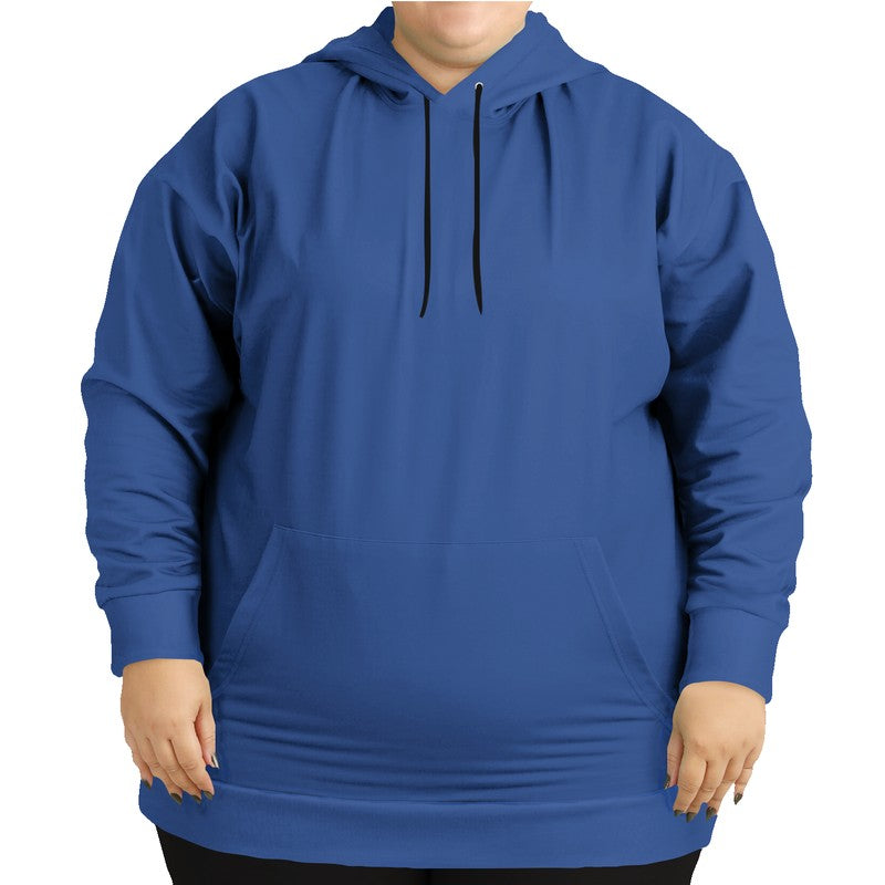 Medium Blue Hoodie PLUS (IB1-ME-ME) - Woman Front PLUS