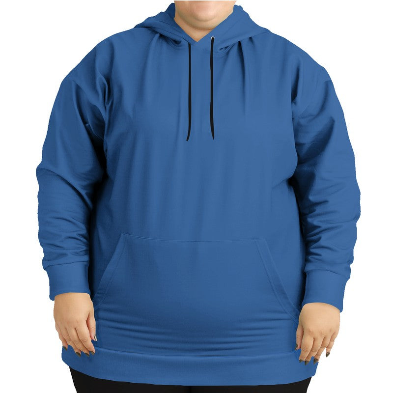 Medium Blue Hoodie PLUS (IB2-ME-ME) - Woman Front PLUS