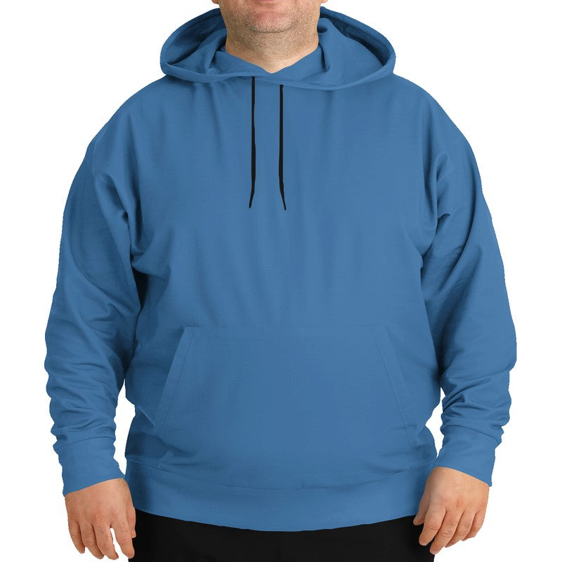 Medium Blue Hoodie PLUS (IB3-ME-ME) - Man Front PLUS