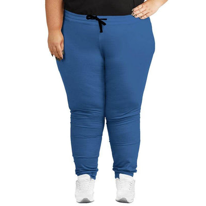 Medium Blue Joggers PLUS (IB2-ME-ME) - Woman Front PLUS