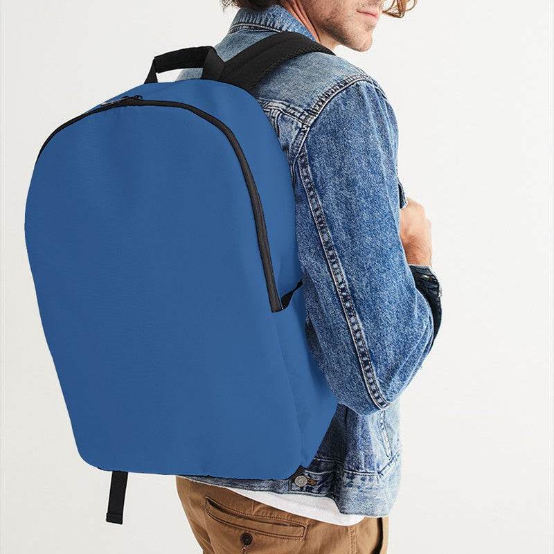 Medium Blue Waterproof Backpack (IB2-ME-ME) - Man CloseUp