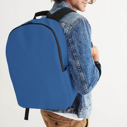 Medium Blue Waterproof Backpack (IB2-ME-ME) - Man CloseUp