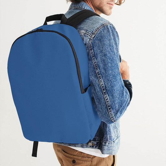Medium Blue Waterproof Backpack (IB2-ME-ME) - Man CloseUp