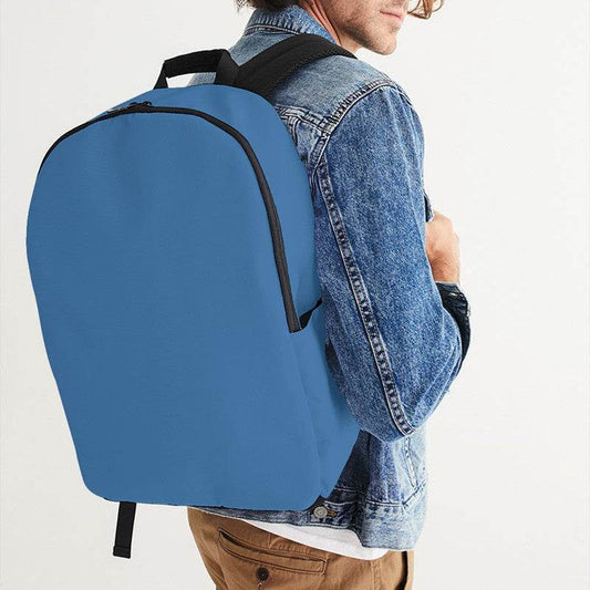 Medium Blue Waterproof Backpack (IB3-ME-ME) - Man CloseUp