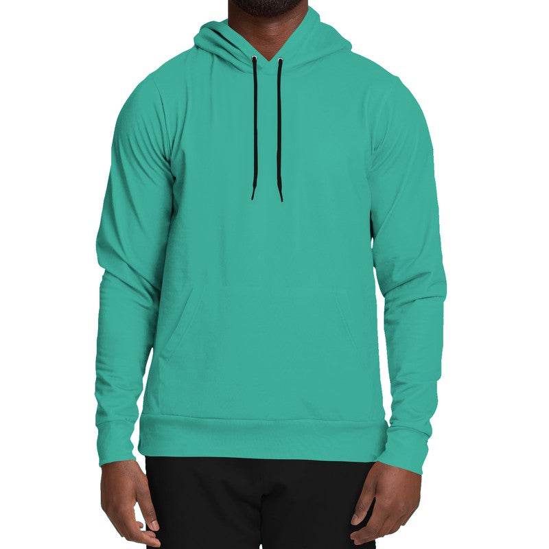 Medium Clear Blue-Green Hoodie (BG-CL-ME) - Man Front